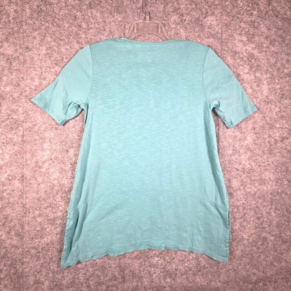 J. Jill Women's Knit Pullover Tunic Top Blue Size M - Picture 5 of 6